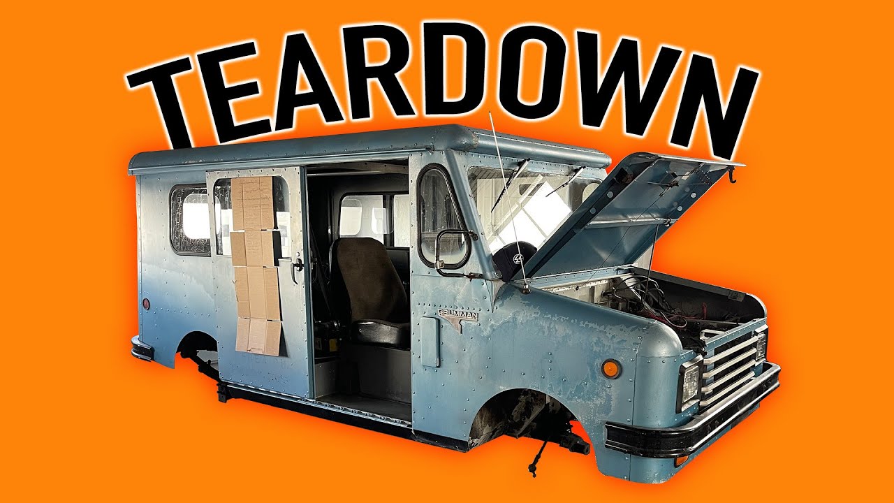 Разбираем на части мой прототип почтового грузовика | Grumman-Olson Kubvan DIESEL!
