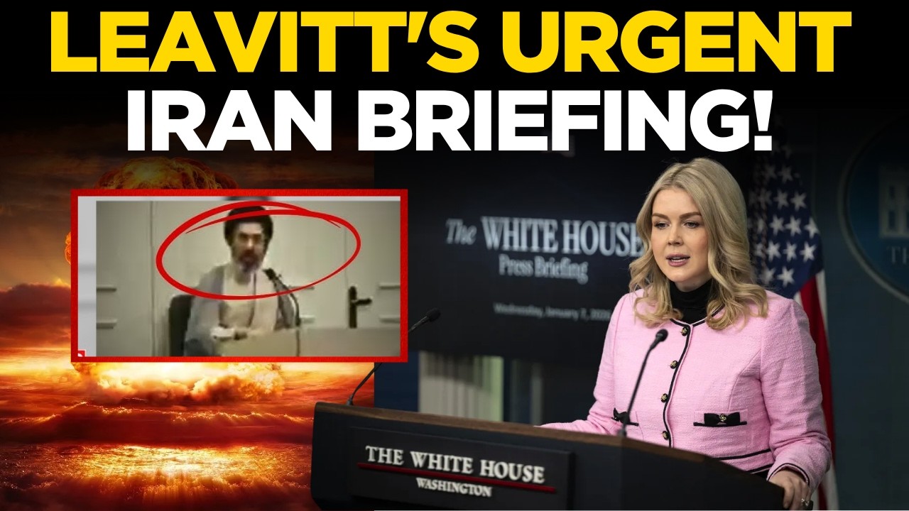 WHITE HOUSE IRAN BRIEFING LIVE | Karoline Leavitt Gives Urgent Update on Military Operations