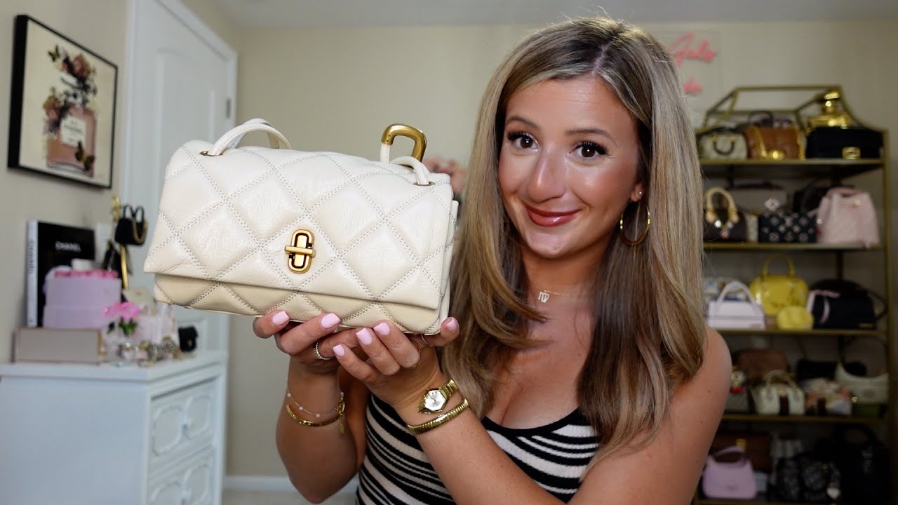 Marc Jacobs Dual Mini Bag Full Review! (Mini Comparison to Coach Quilted Tabby 20) 🤍🫧