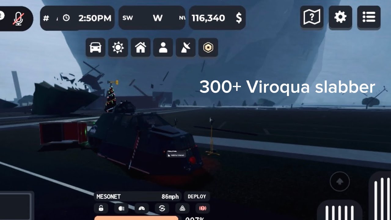 My very first 300+ mph tornado! | Twisted Roblox