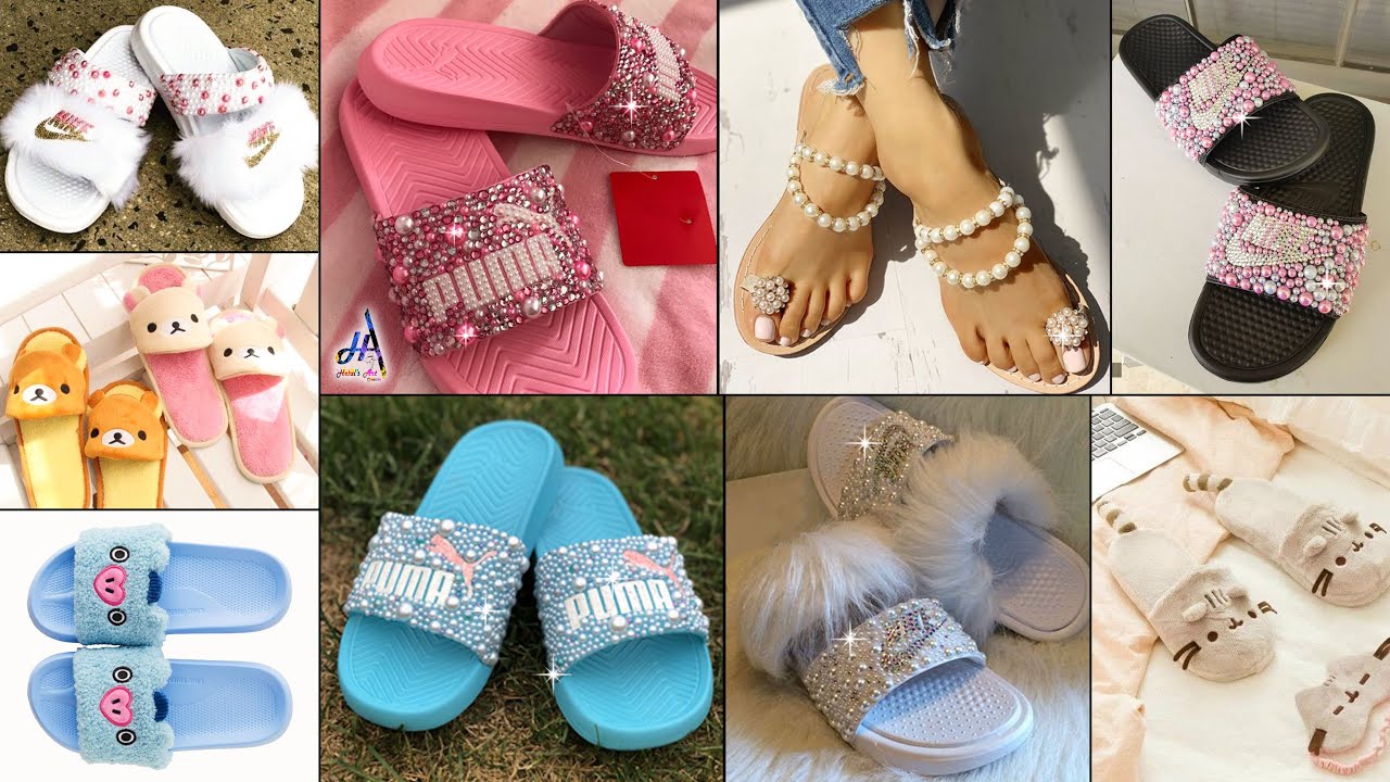 Best! Girl’s Fashion ❤️Handmade Sandals And Flip Flops From OldSlippers And Cardboard