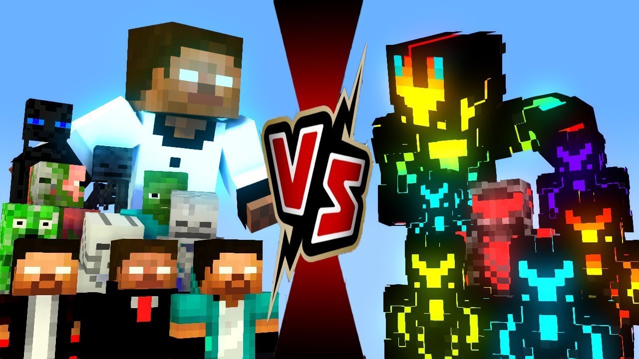 Monster School SEASON 6 FULL EPISODE STRONG WORLD THE MOVIE - Minecraft Animations