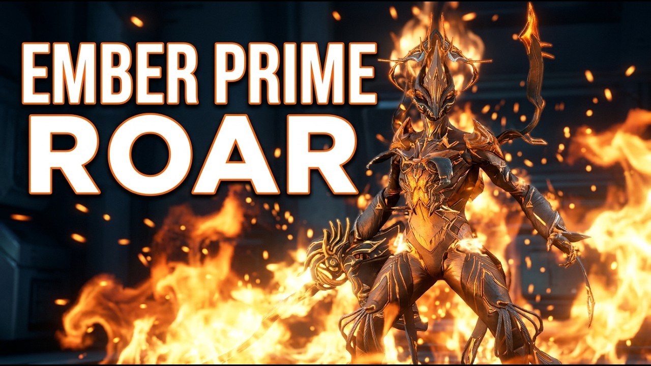 WARFRAME | Ember Prime Roar Carnage Build