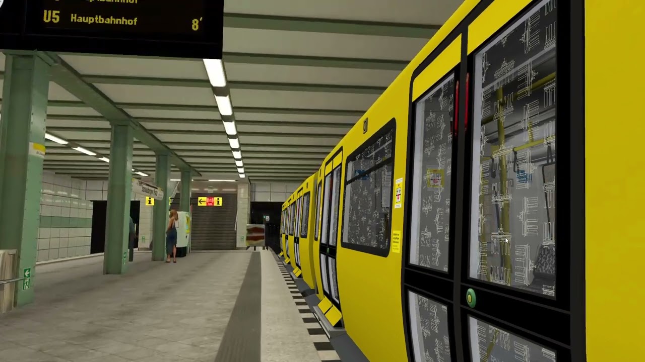 Mit dem ik17 Auf Der U5 Unterwegs Ubahn Sim Berlin (DE)