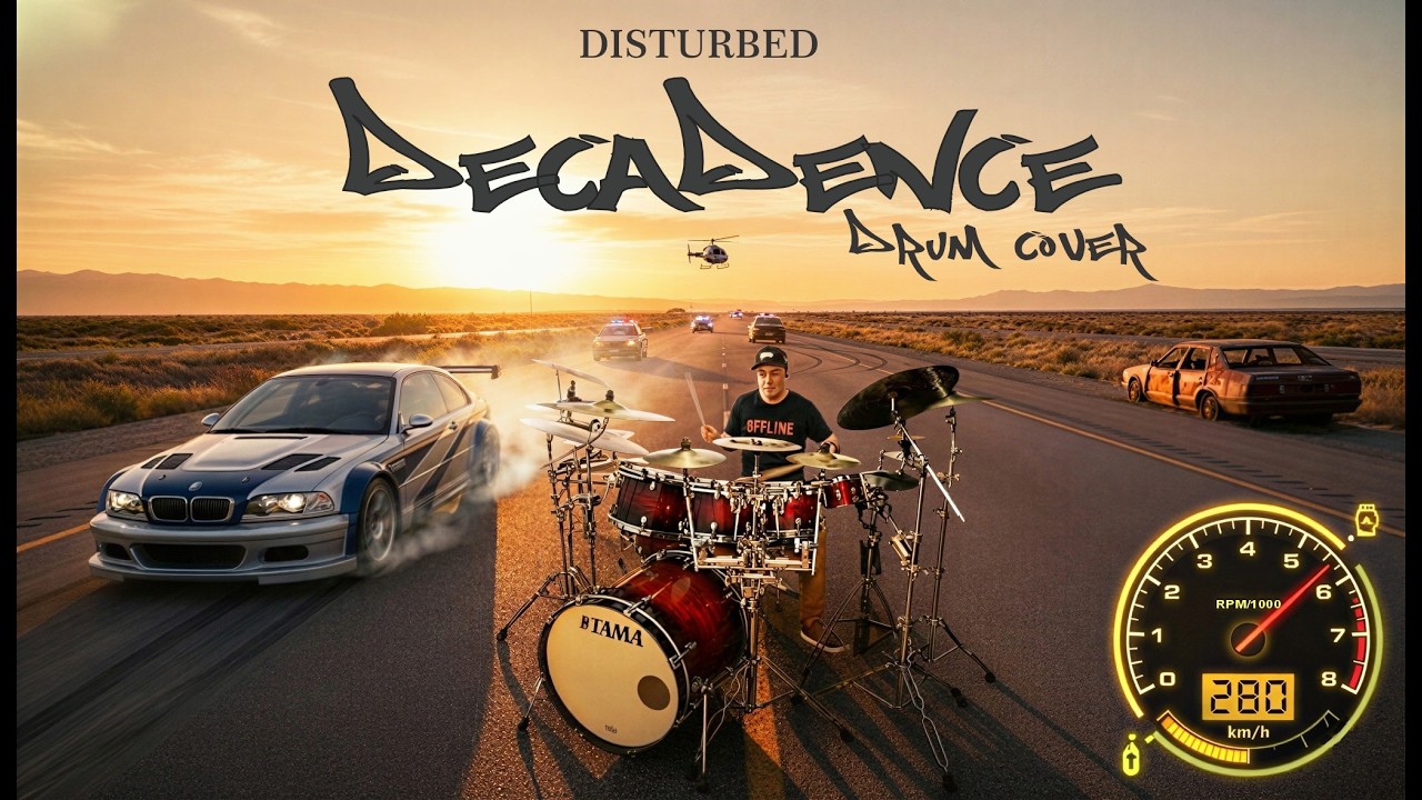 Disturbed - Decadence Drum Cover / Need for Speed Most Wanted