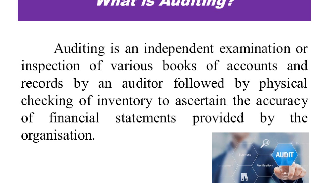 Audit of Computerized Accounts