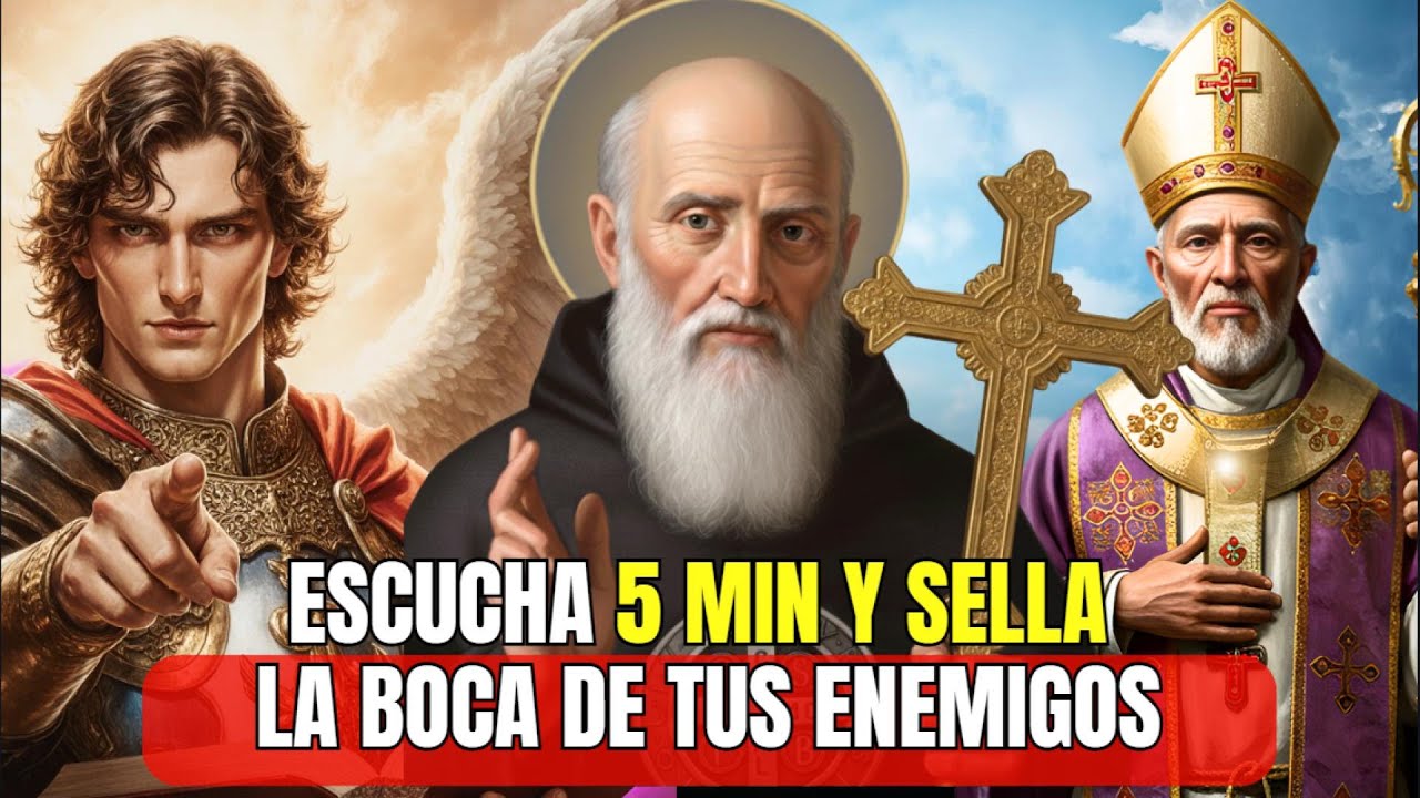 🔴 Oraciones Justicia Divina: SAN BENITO, S. MIGUEL Y CIPRIANO: Cobrará 7 veces más caro al enemigo