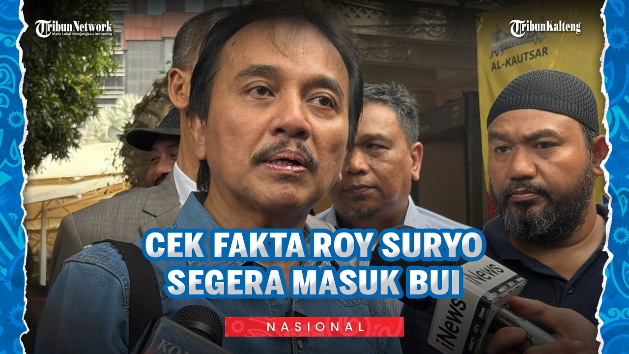 Beredar Info Polisi Umumkan Surat Penahanan Roy Suryo Cs terkait Kasus Ijazah Jokowi, Ternyata Hoaks