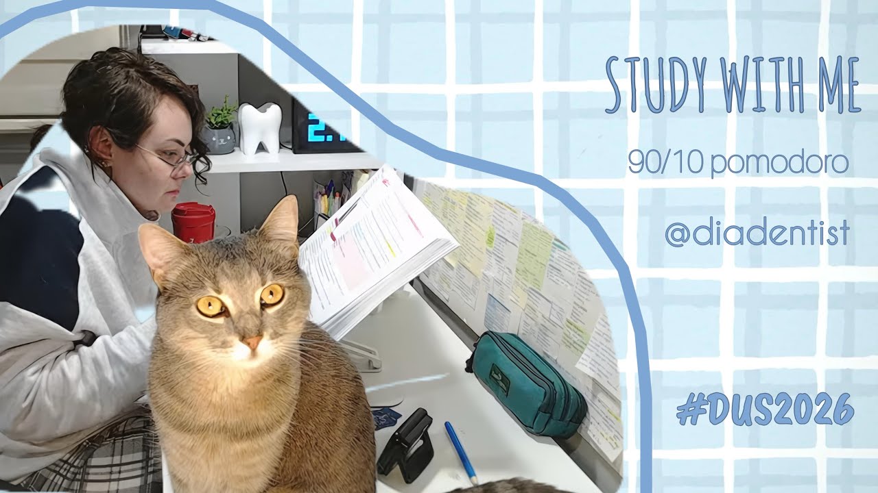 🔴 LIVE | 3-Hour Study with me 📚 | Benimle #dus çalış 🦷 | Fire sounds 🔥 | timeless pomodoro
