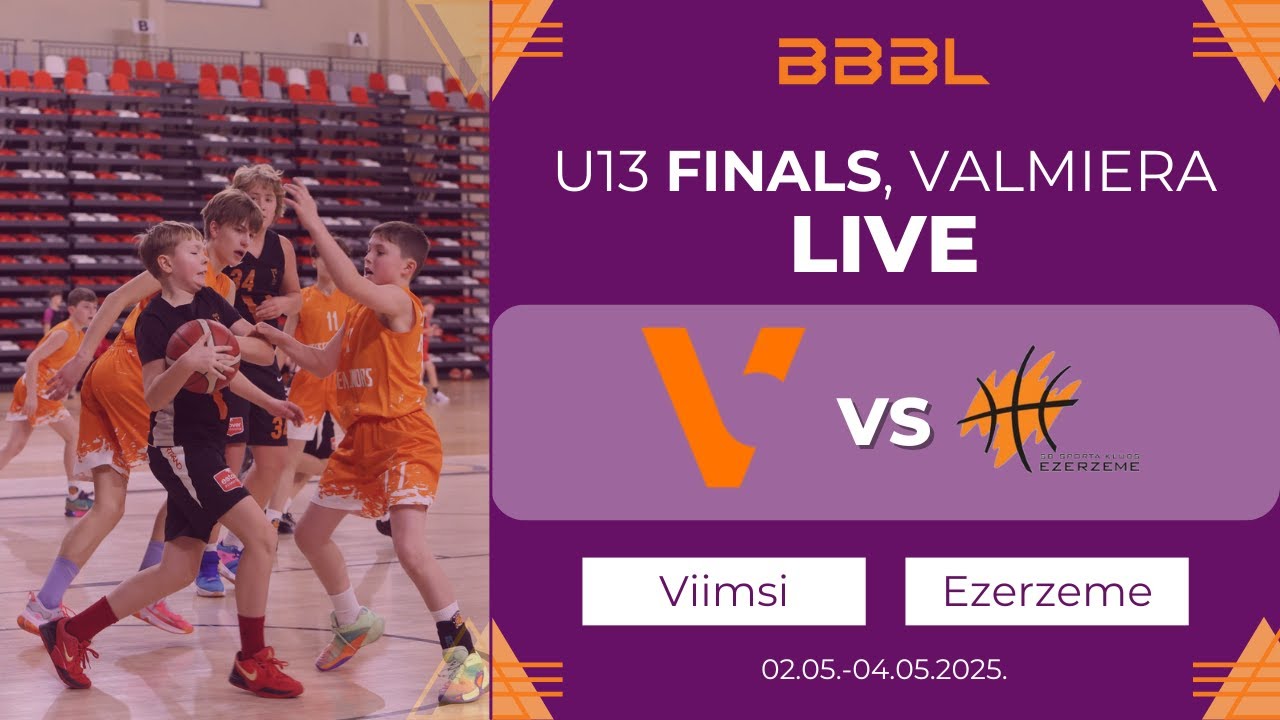 KK Viimsi/City Kliima 2012 vs Ezerzeme-Rezekne 2012 | BBBL Boys U13 Final Stage | 5-6 places