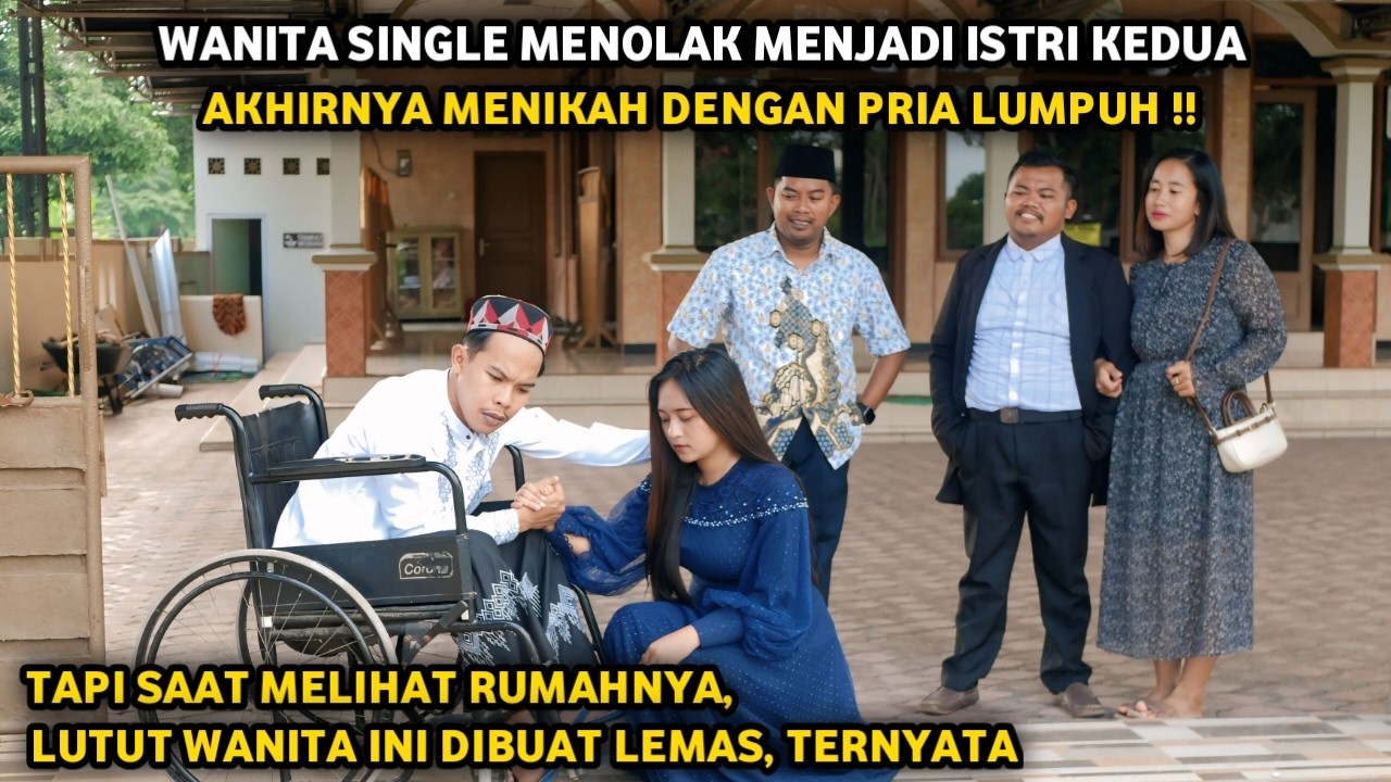 WANITA SINGLE MENOLAK MENJADI ISTRI KEDUA, AKHIRNYA MENIKAH DENGAN PRIA LUMPUH ! TERNYATA PRIA INI