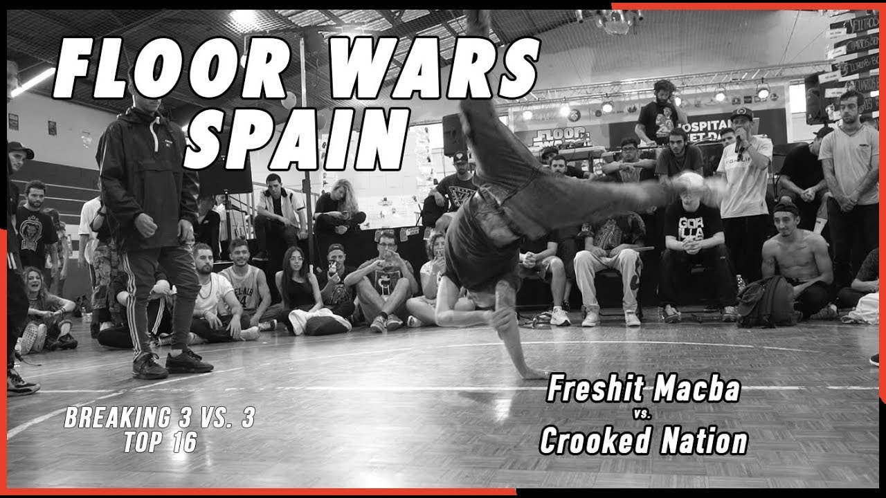 Freshit Macba vs 90'N / Crooked Nation | TOP 16 Breaking | Floor Wars Spain 2018 | OLIFILMS
