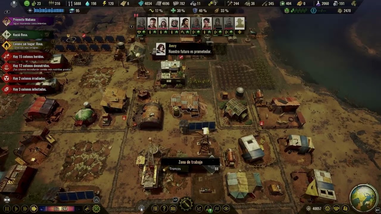 Surviving The Aftermath Un nuevo problema con el proyecto mañana y eliminando bandidos Gameplay 31