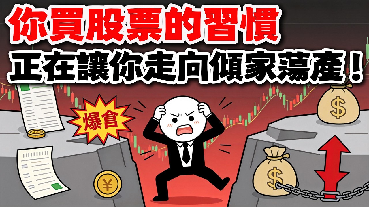 為什麼散戶總在股市賠錢？傾家蕩產的人都有這1個致命錯誤！5大部位管理黃金原則｜投資理財必看#投資理財 #股票教學 #部位管理 #停損 #財商觀念 #散戶投資 #巴菲特法則