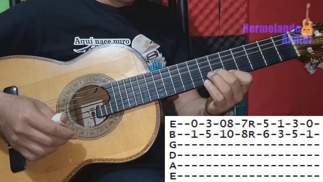 La lámpara - Requinto tutorial - Bertín y Lalo - Requinto fácil