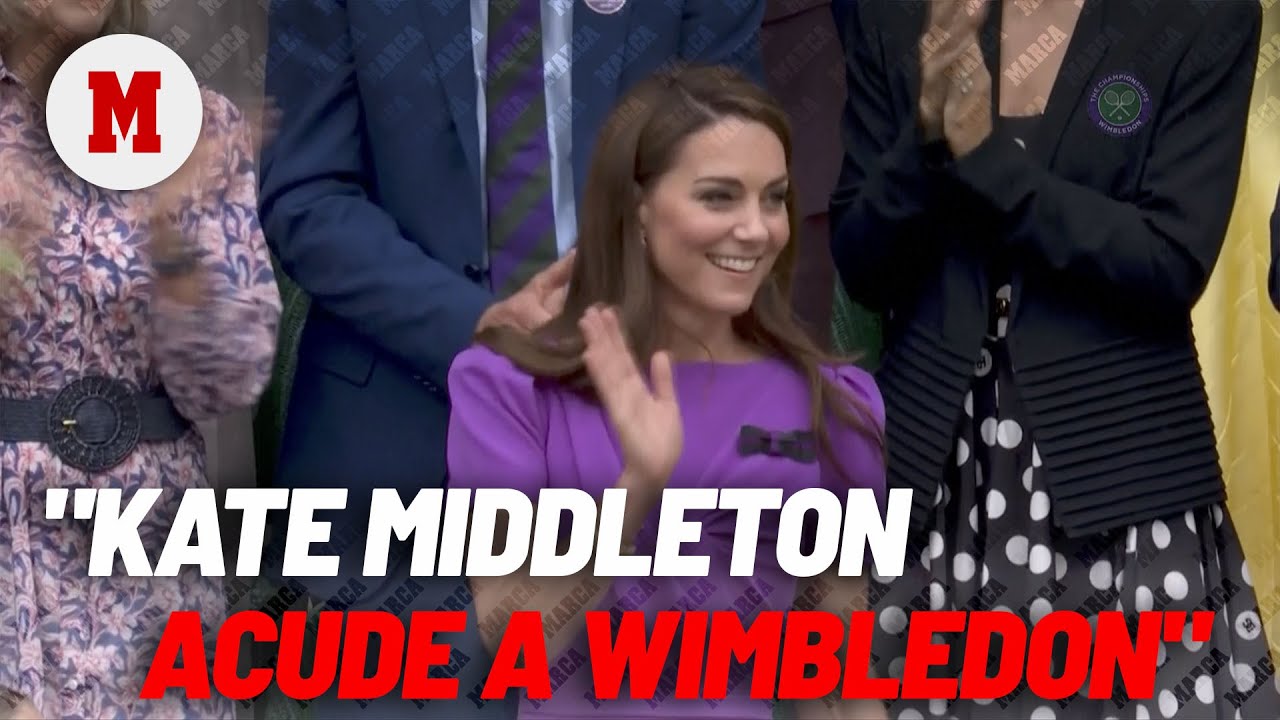 Kate Middleton acude a la final de Wimbledon entre Novak Djokovic y Carlos Alcaraz