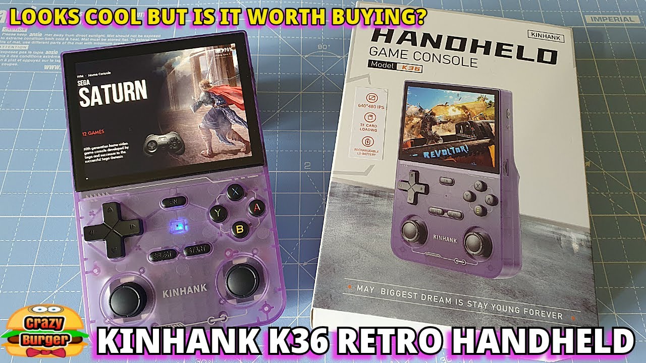 Kinhank K36 Retro Handheld Game Console - Looks Cool But Is It Worth Buying?
