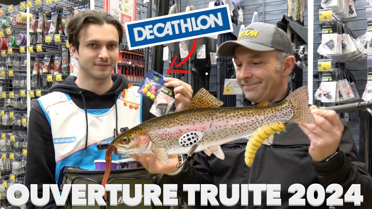 Je FAIS mes COURSES à DÉCATHLON pour préparer la PÊCHE à la TRUITE ! #trout #ouverturetruite