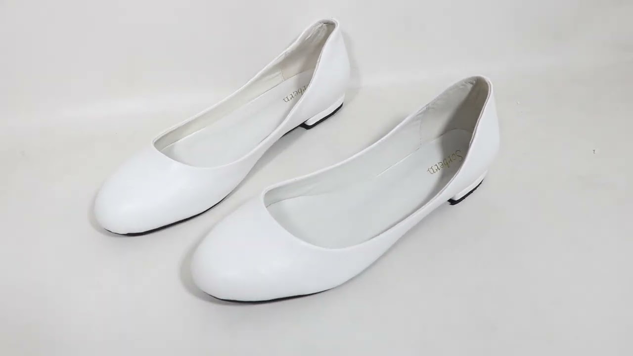 Sorbern Matte Real Leather Square Heels Women Pump Pointed Toe Low Cut Pumps