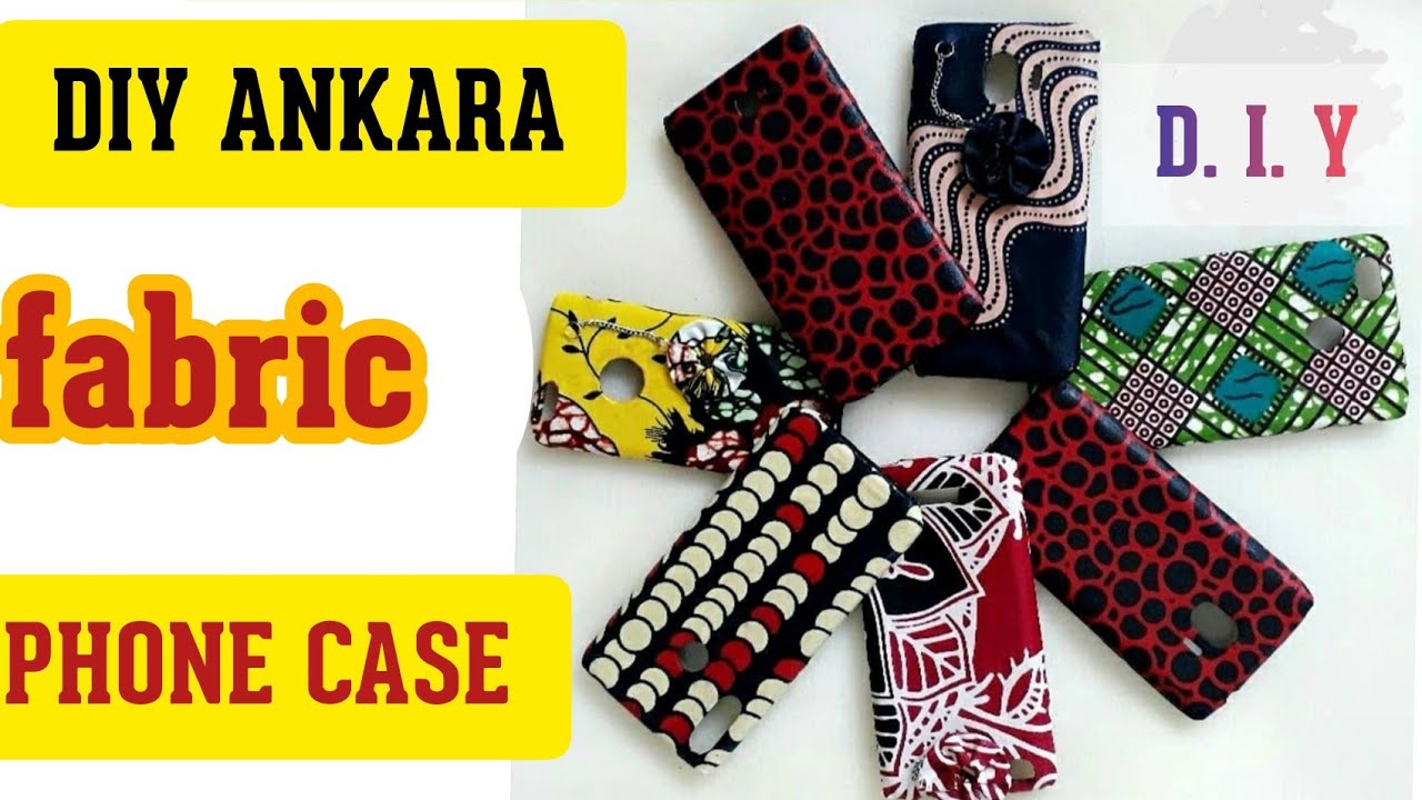 D.I.Y Ankara Print Phoncase | Easy Step-by-Step Tutorial | African Fabric Phone Case