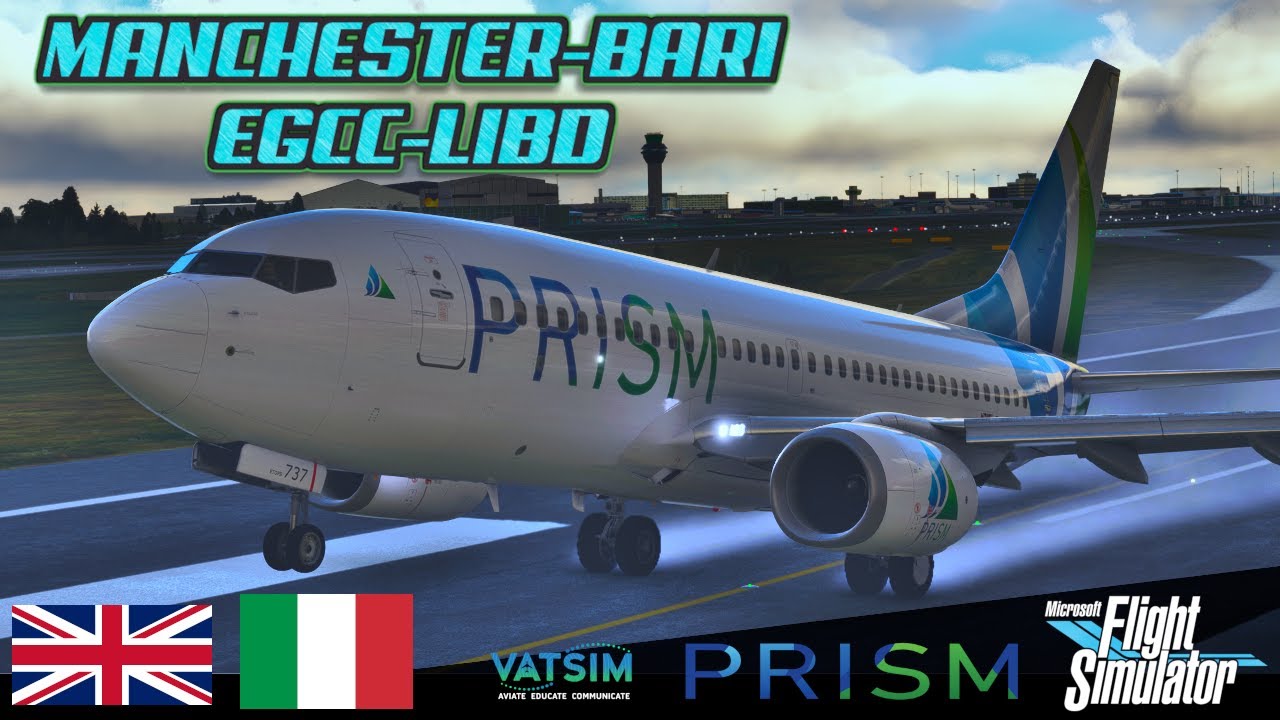MSFS Virtual Airline Pilot LIVE | PMDG 737-700 |  EGCC-LIBD w/ VATSIM ATC