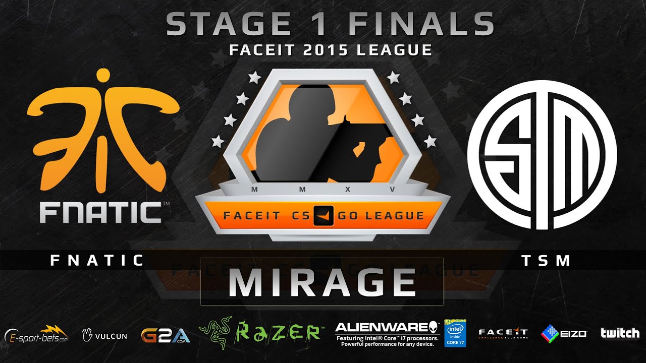 Fnatic vs TSM - Map 1 - Mirage (FACEIT 2015 League Stage 1 Finals)