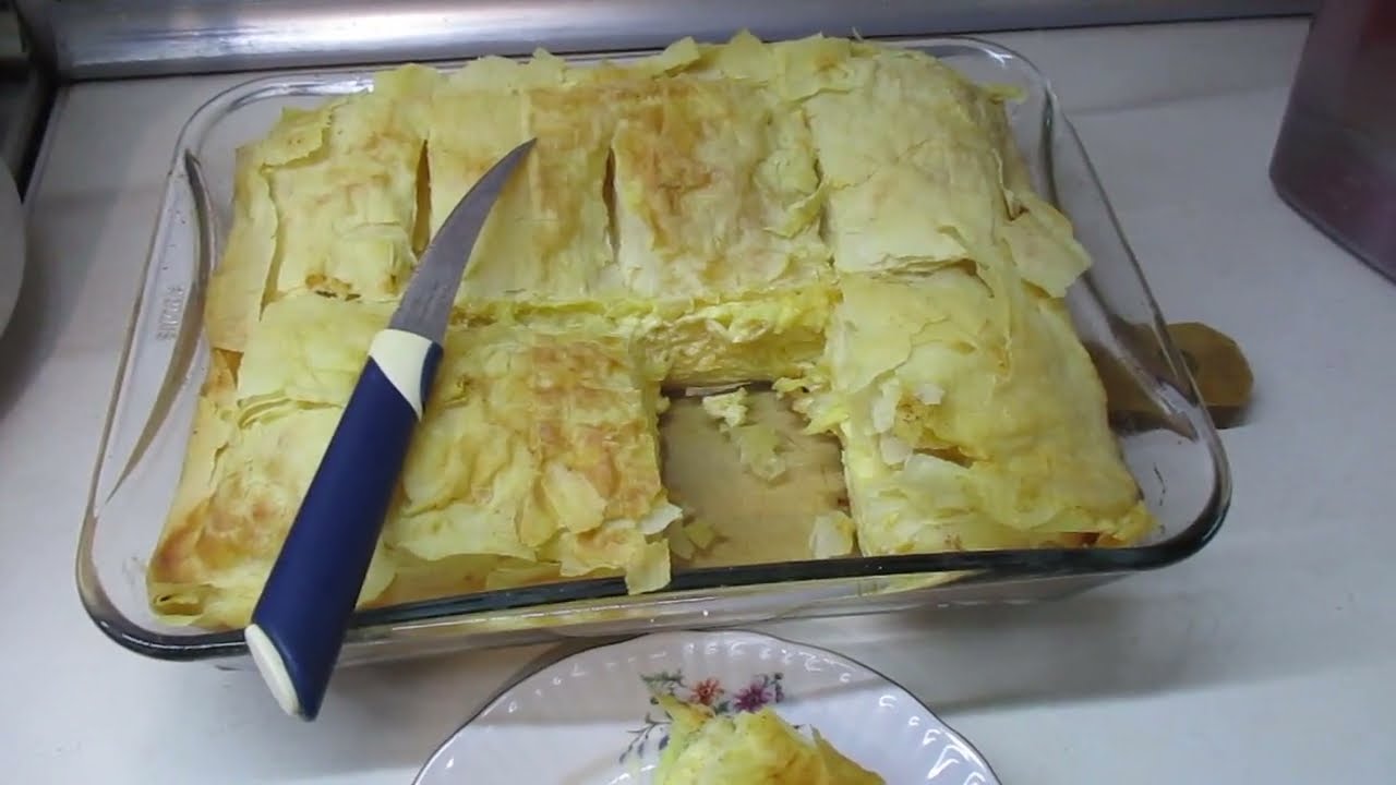 Простейший Рецепт Вкуснейшего Пирога с Теста Фило с Творожно Сырной Начинкой.
