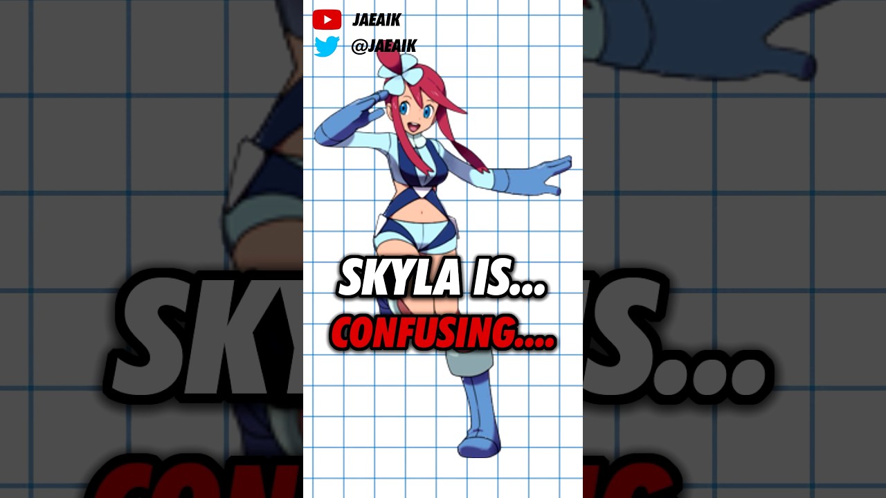 Skyla is Confusing... #jaeaik #pokemon #pokemonbw #pokemonbw2 #skyla