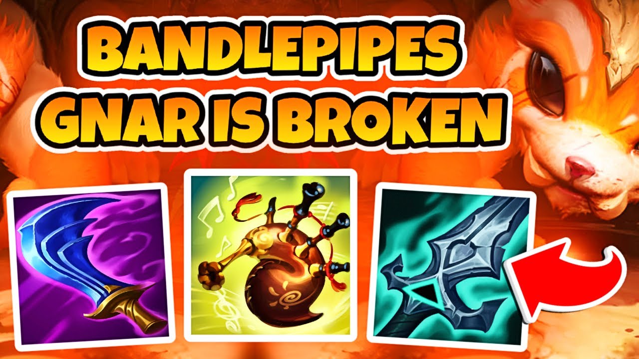 I FOUND THE MOST BROKEN BANDLEPIPES BUILD ON GNAR!!! Season 16 Gnar Gameplay (League of Legends)