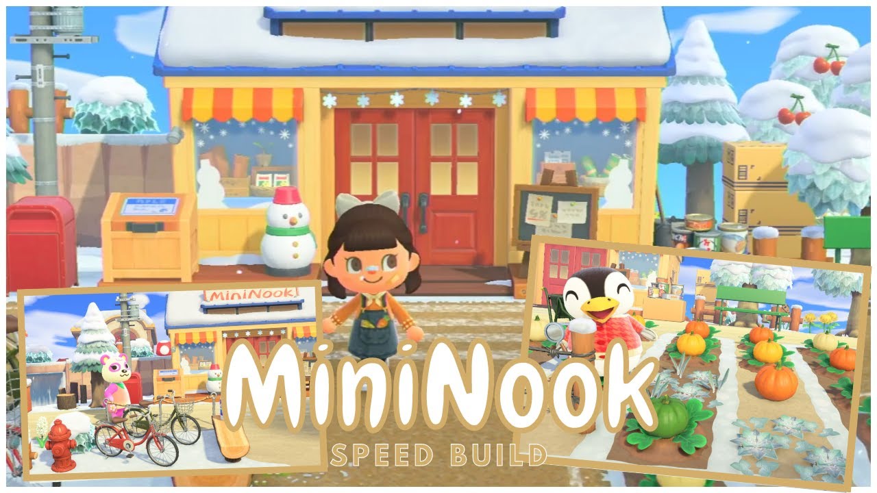 Decorando mi isla: ZONA MININOOK | Animal Crossing New Horizons | Speed build espa&ntilde;ol