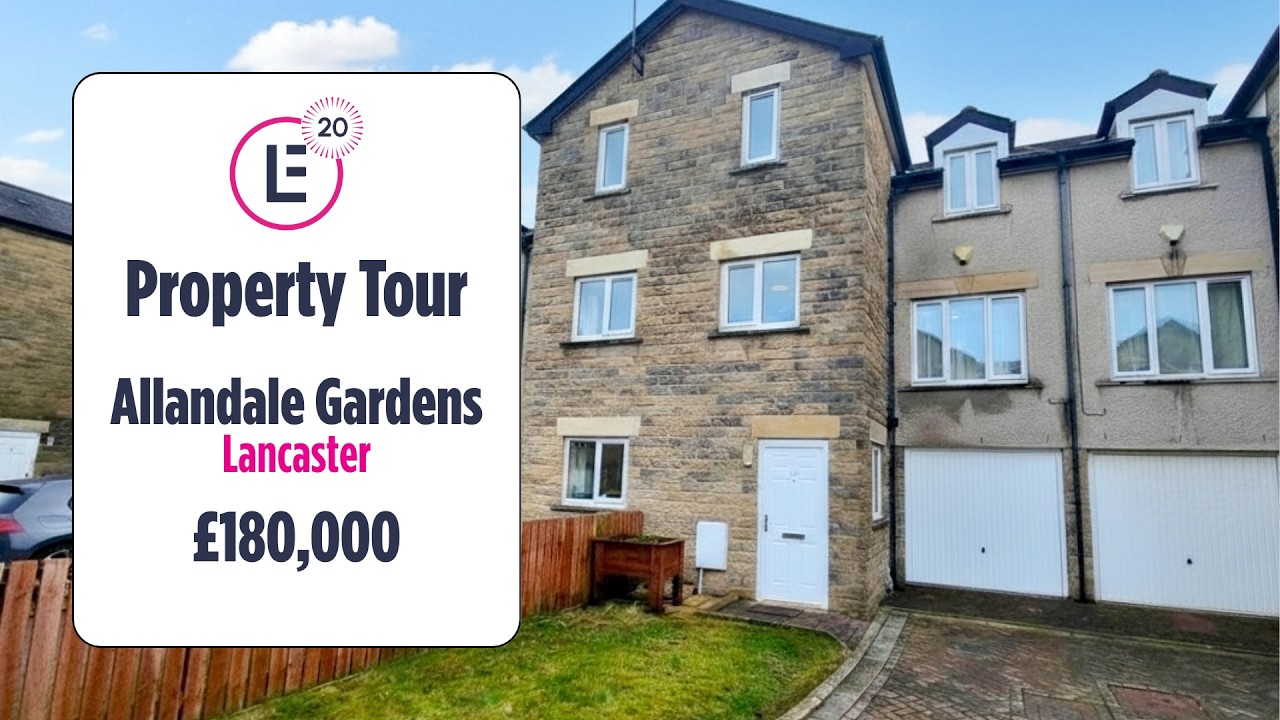 A light flooded, open plan, 2 bed Townhouse on Allandale Gardens in Lancaster | Property Viewing