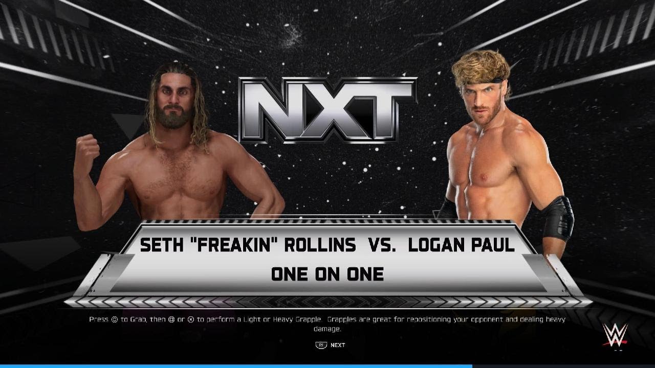 WWE 2K25 Seth Rollins vs Logan Paul