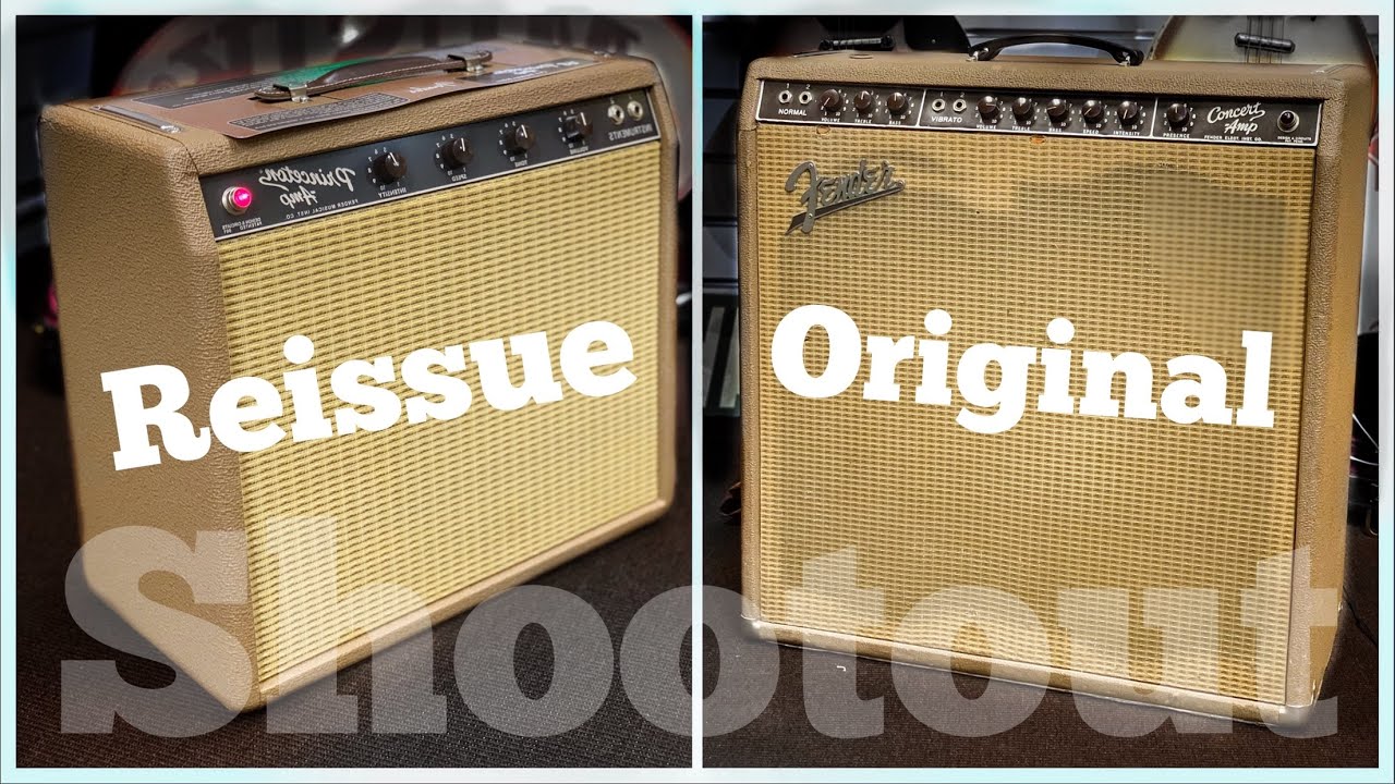 Fender Brownface REISSUE vs ORIGINAL!