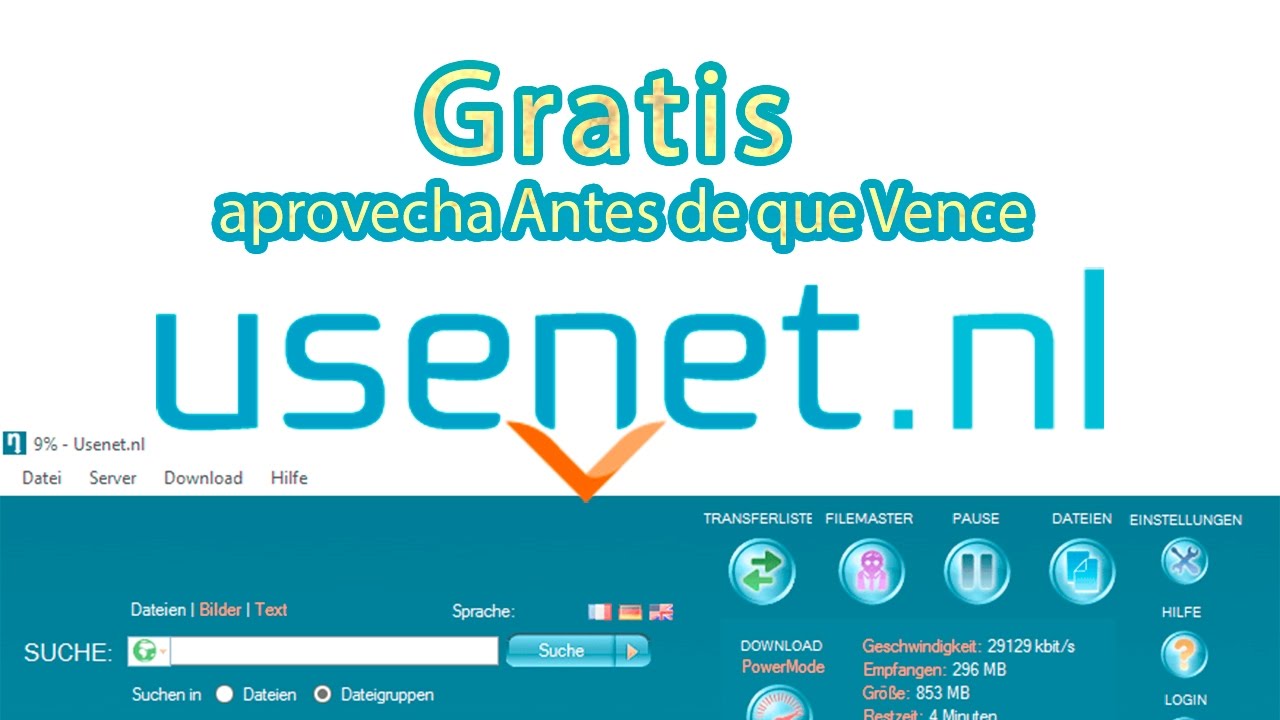 Cuenta Usenet.nl gratis 2017