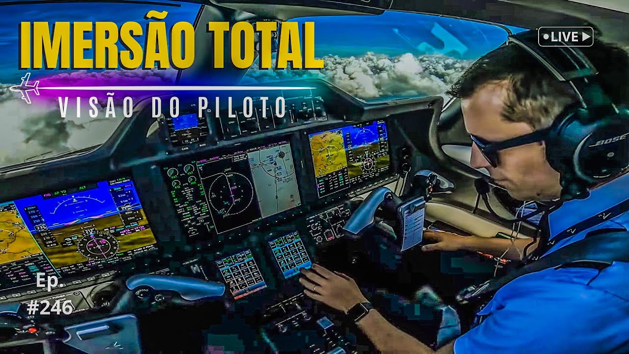 POUSANDO em CONGONHAS - Experiência Imersiva - EMBRAER PHENOM 300E
