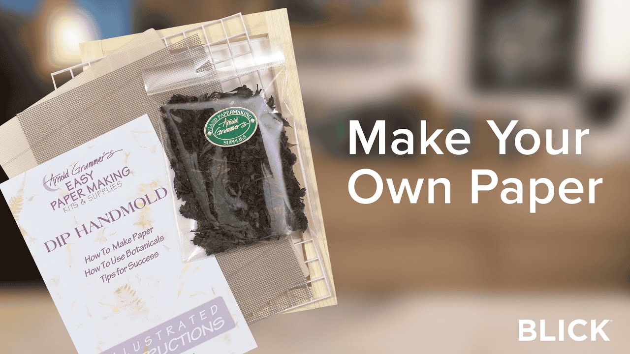 How to Use Arnold Grummer's Dip Handmold Kit | Beginner Paper Making Tutorial