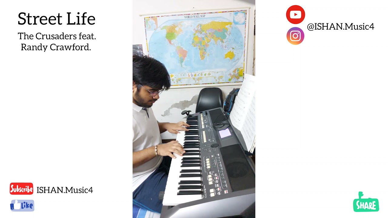 Keyboard Tutorial Street Life Trinity Rock & Pop Keyboard Grade 6 by ISHAN.Music4 #rockandpop