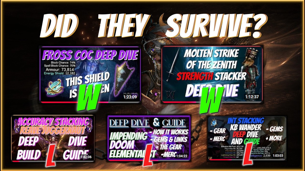 Changes To My Deep Dive Builds In 3.28