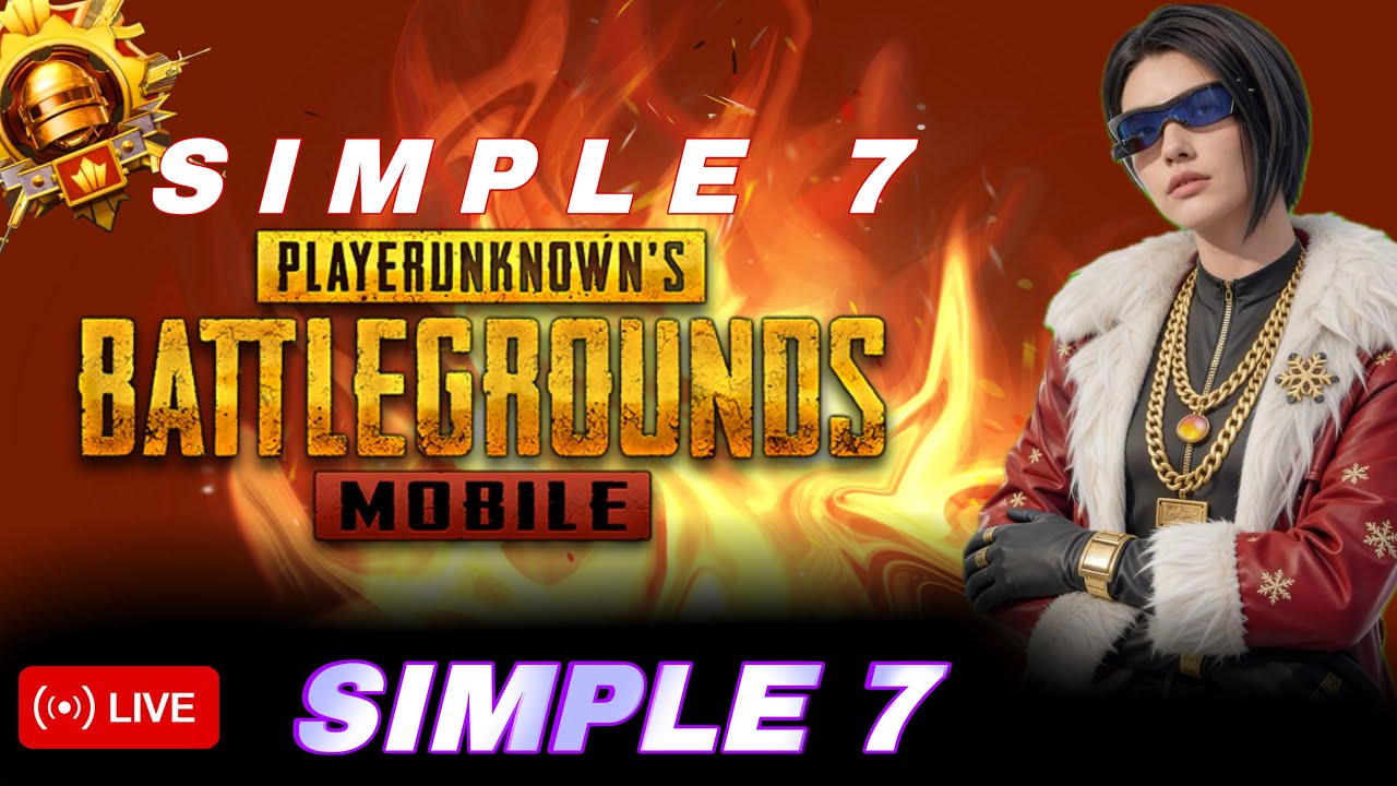 PUBG LIVE 🔴 Custom Rooms + Free Giveaway 🎁🔥 | Simple 7