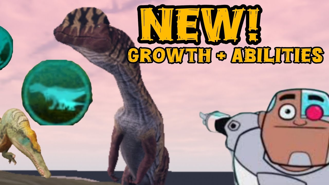 Dilophosaurus Remodel + Growth and New Abilities - the cursed isle -