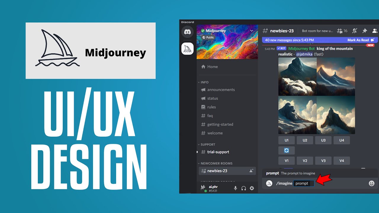 How To Use Midjourney For UI UX Design - Generate BEST Results
