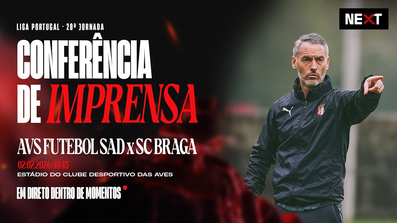 🔴 LIVE: Conferência de Imprensa | AFS x SC Braga