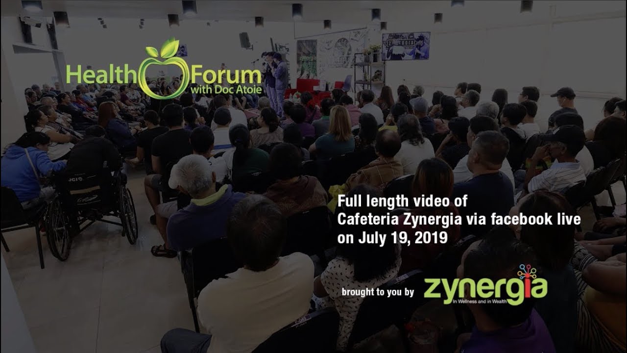 19 July 2019 | Cafeteria Zynergia via Facebook Live