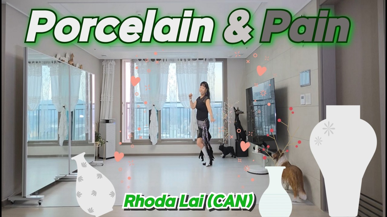 [ Porcelain & Pain ] Linedance demo Intermediate #Sarahchoi #Linedance #SarahChoiLinedance