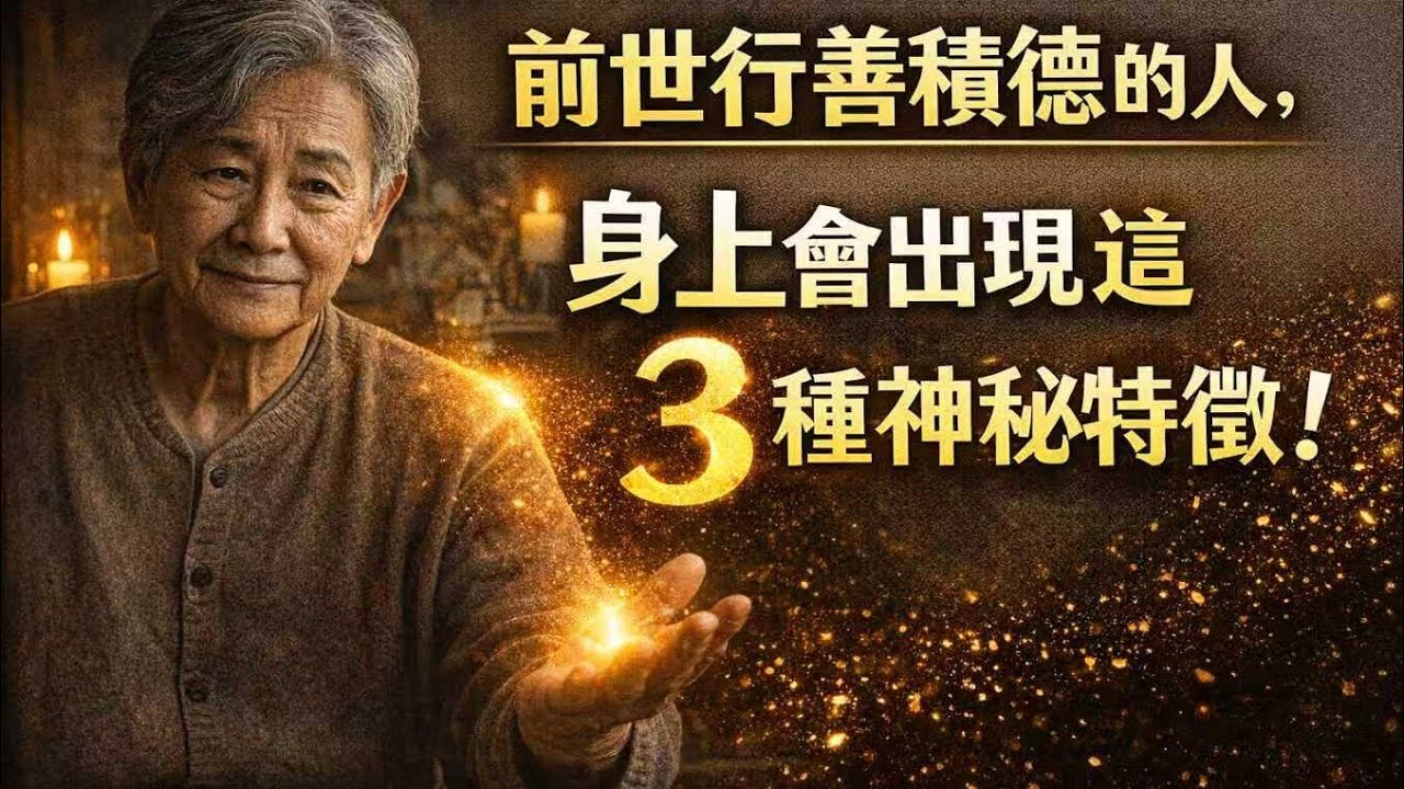 前世行善積德的人，身上會出現這3種神秘特徵！#佛陀 #佛法 #佛教 #修行#福報人生