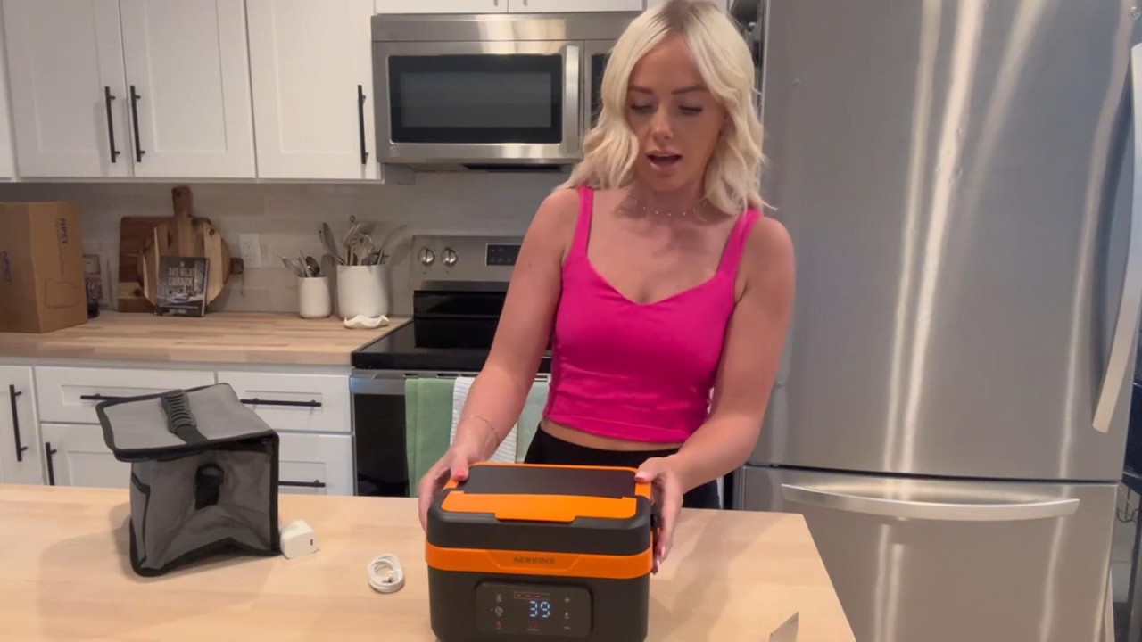 AERKINE Electric Lunch Box for Adults - 75W High Power Self-Heating Food Warmer