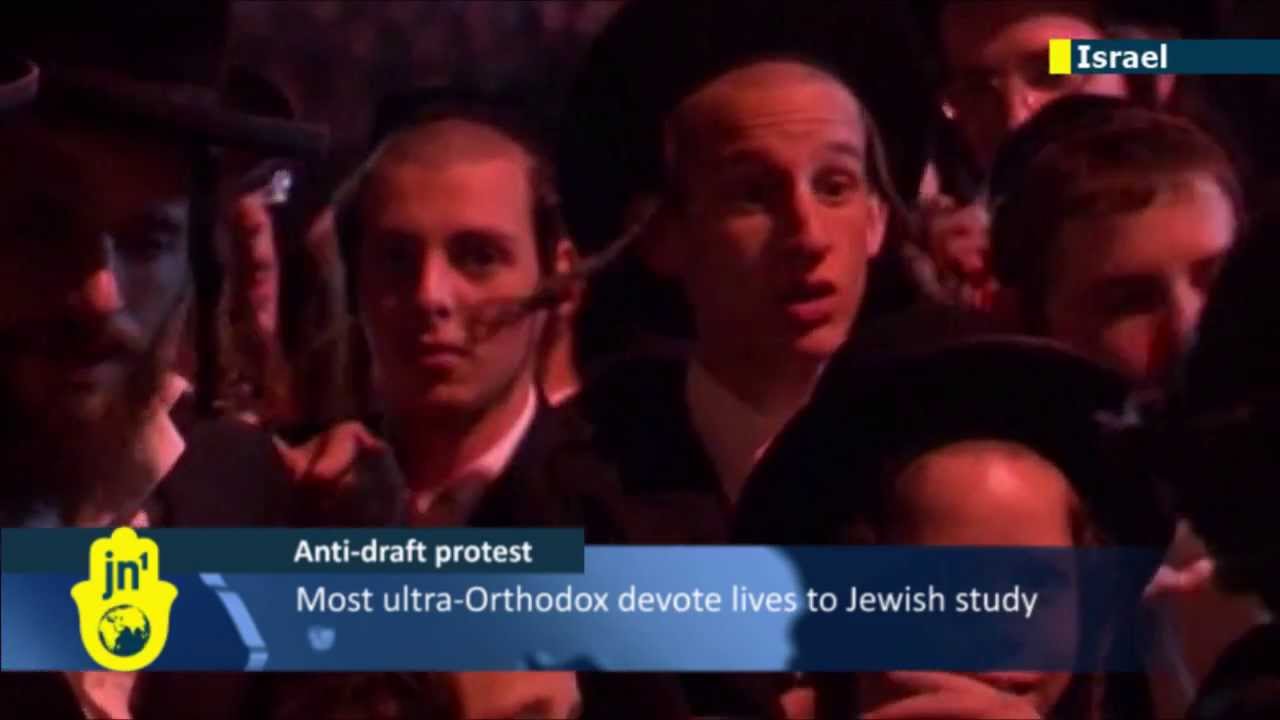 Haredim protest military conscription law: thousands of ultra-Orthodox Jews gather in Jerusalem