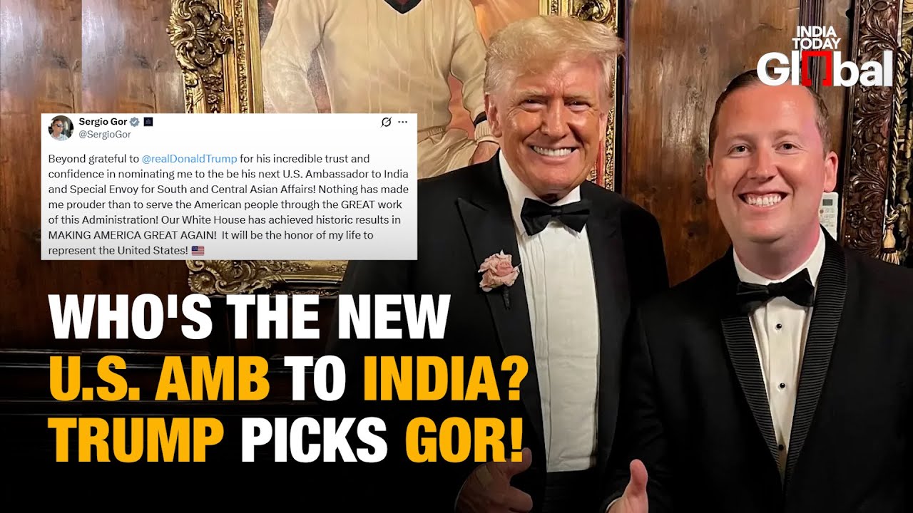 Who is Sergio Gor? Trump Names New US Ambassador to India & Special Envoy for South & Central Asia