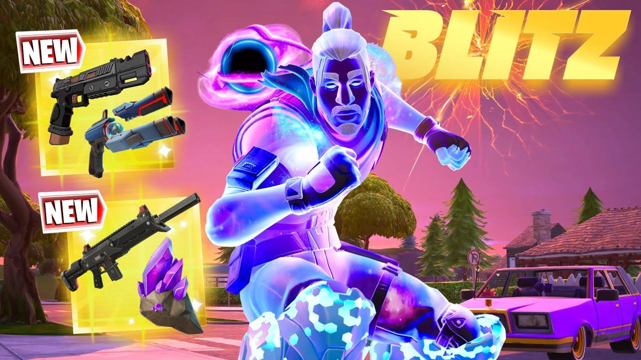 Speedrunning Wins in the NEW John Wick Fortnite Blitz Royale Update! 