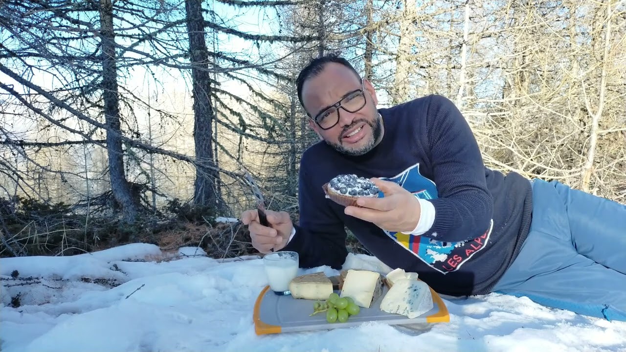 Les Alpes,Goûté Gourmand à la Montagne et descente en Ski 🎿🎿 vidéo 2/2
